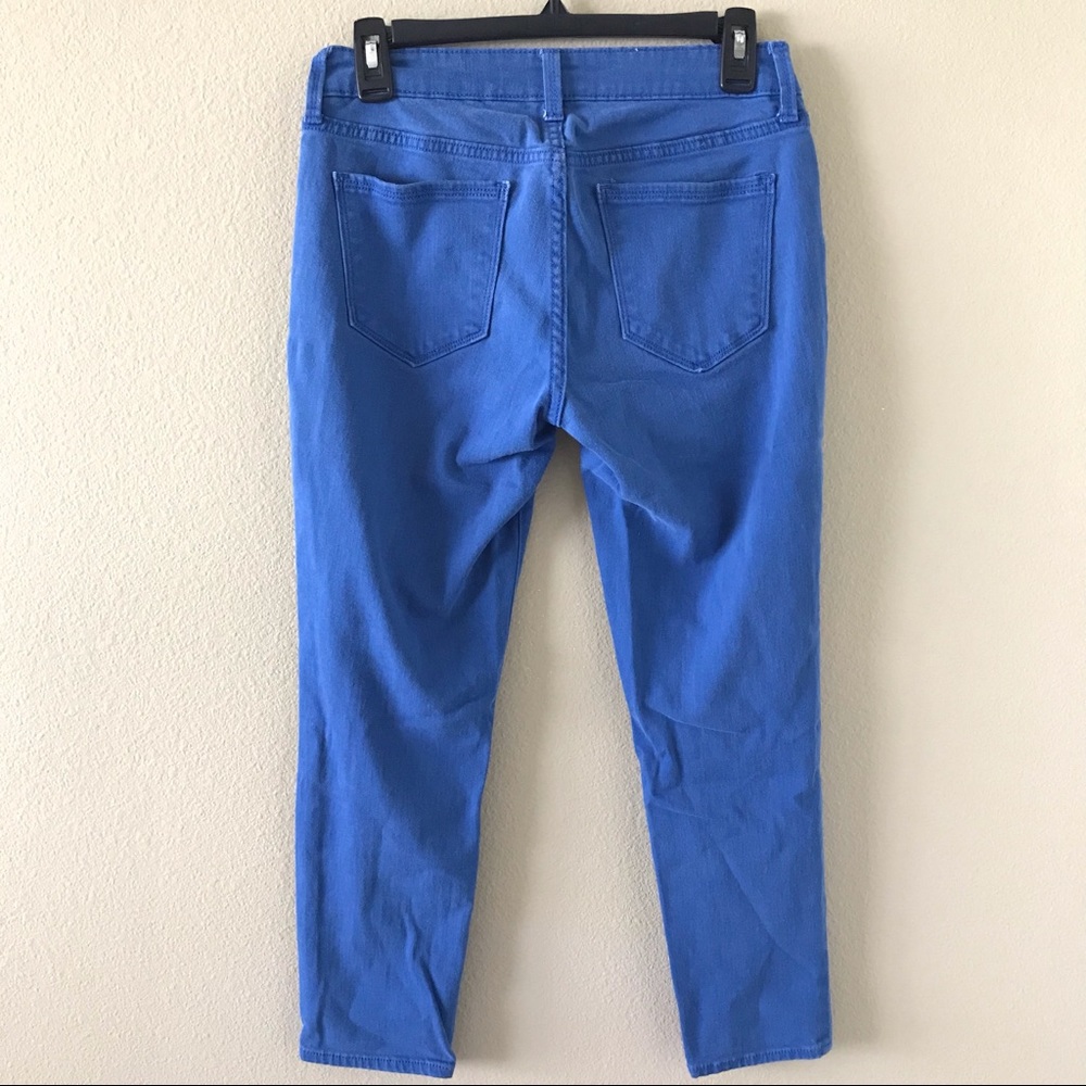 Old Navy Rockstar Blue Skinny Cropped Ankle Jeans